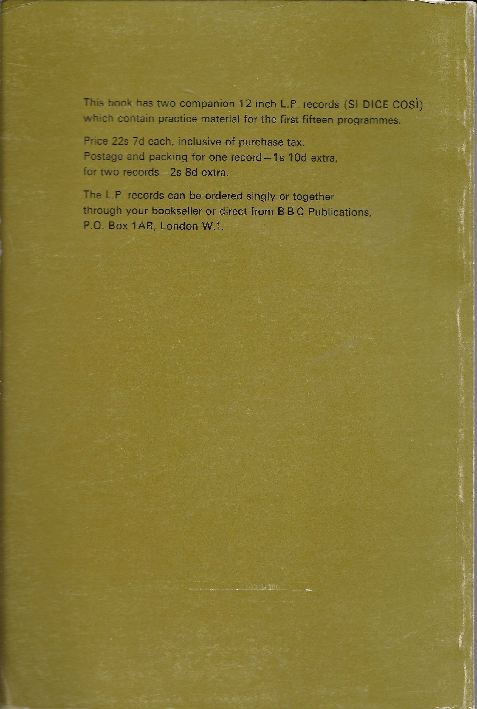 Back cover of SBN 563 08368 9